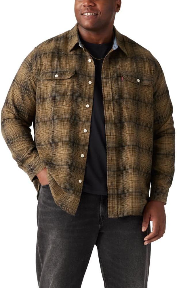 Мужская классическая рабочая рубашка Levi's с длинным рукавом, (New) Ametrine Plaid Ermine
Мужская классическая рабочая рубашка Levi's с длинным рукавом, (New) Ametrine Plaid Ermine