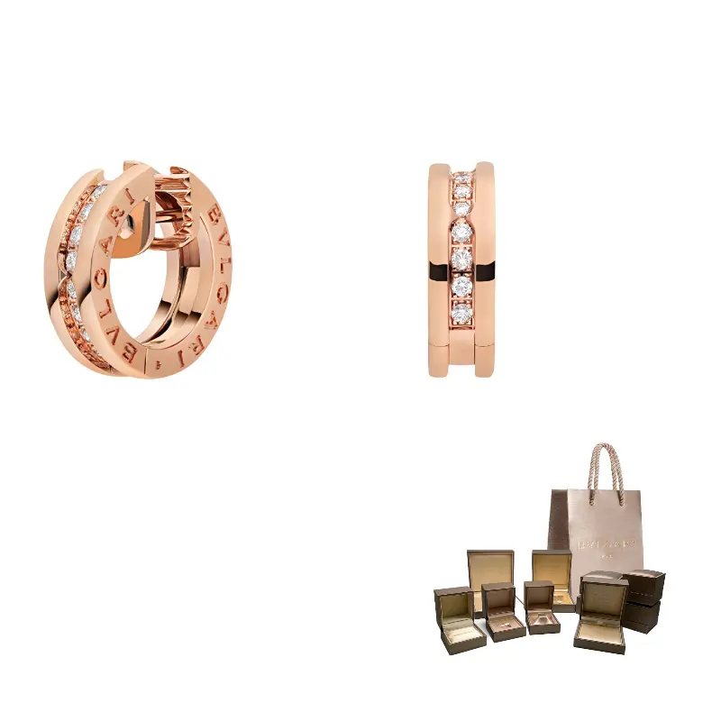 Серьги B.Zero1 из розового золота 18 карат унисекс Rose Gold BVLGARI, розовое золото
Серьги B.Zero1 из розового золота 18 карат унисекс Rose Gold BVLGARI, розовое золото
