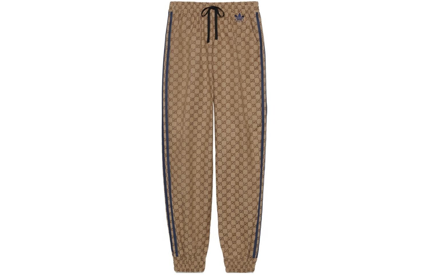 Брюки женские Adidas x Gucci, коричневый / черный 
Брюки женские Adidas x Gucci, коричневый / черный