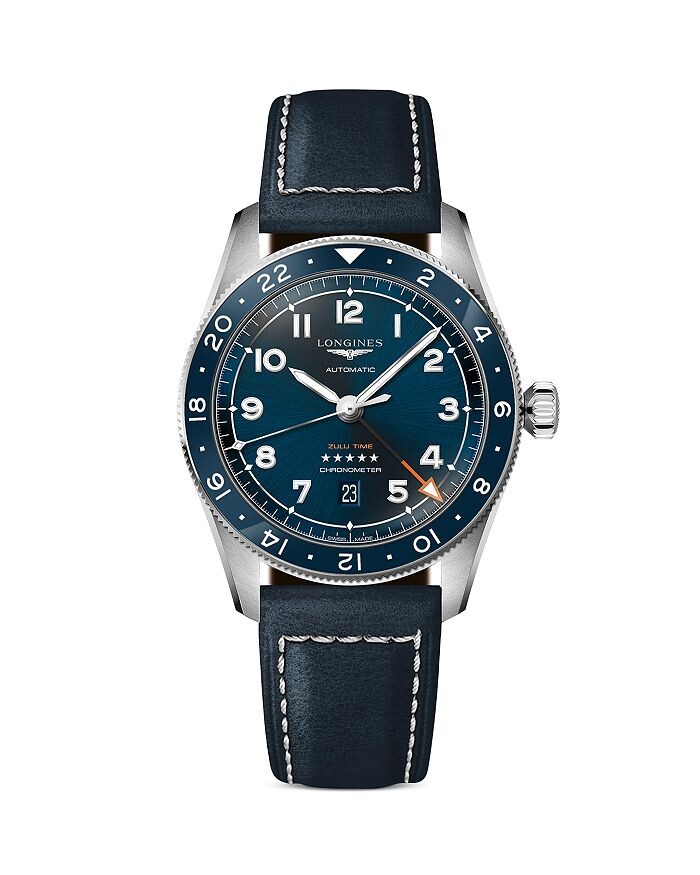 Хронометр Longines Spirit Zulu Time GMT, 42 мм
Хронометр Longines Spirit Zulu Time GMT, 42 мм