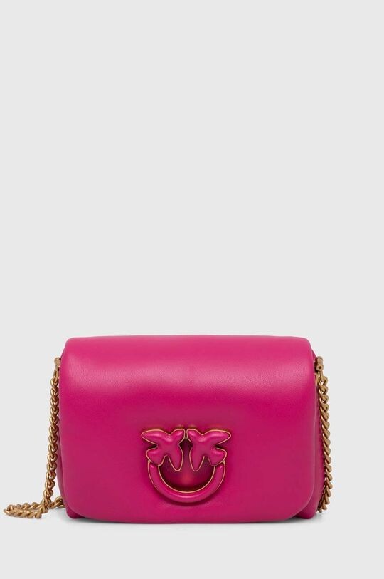 Кожаная сумочка Pinko, розовый 
Кожаная сумочка Pinko, розовый