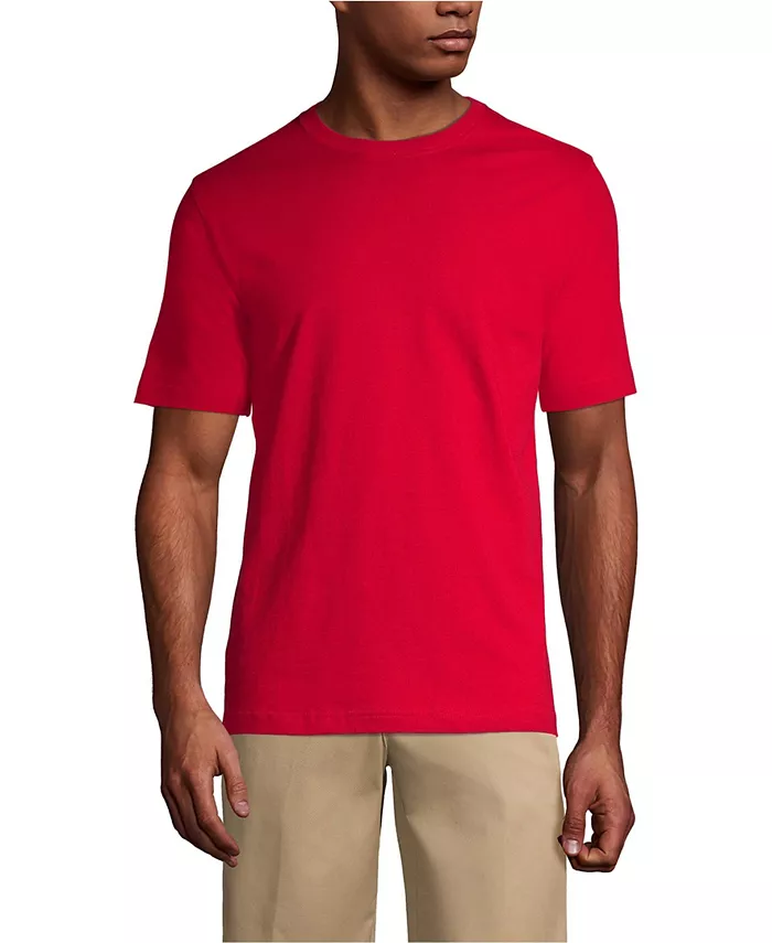 Мужская футболка Essential с коротким рукавом Lands' End, красный
Мужская футболка Essential с коротким рукавом Lands' End, красный