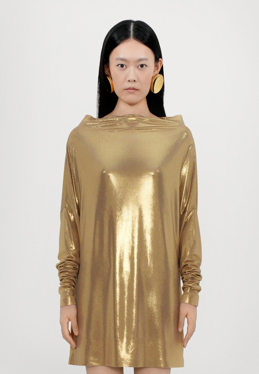Платье Norma Kamali ALL IN ONE MINI, Gold Coloured/Gold-Coloured
Платье Norma Kamali ALL IN ONE MINI, Gold Coloured/Gold-Coloured