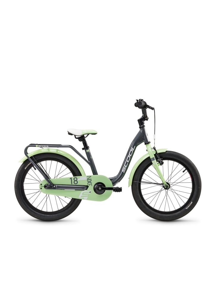 Детский велосипед - niXe 18 дюймов, 1 скорость | от 5 лет - темно-серый/пастельно-зеленый S'COOL
Детский велосипед - niXe 18 дюймов, 1 скорость | от 5 лет - темно-серый/пастельно-зеленый S'COOL