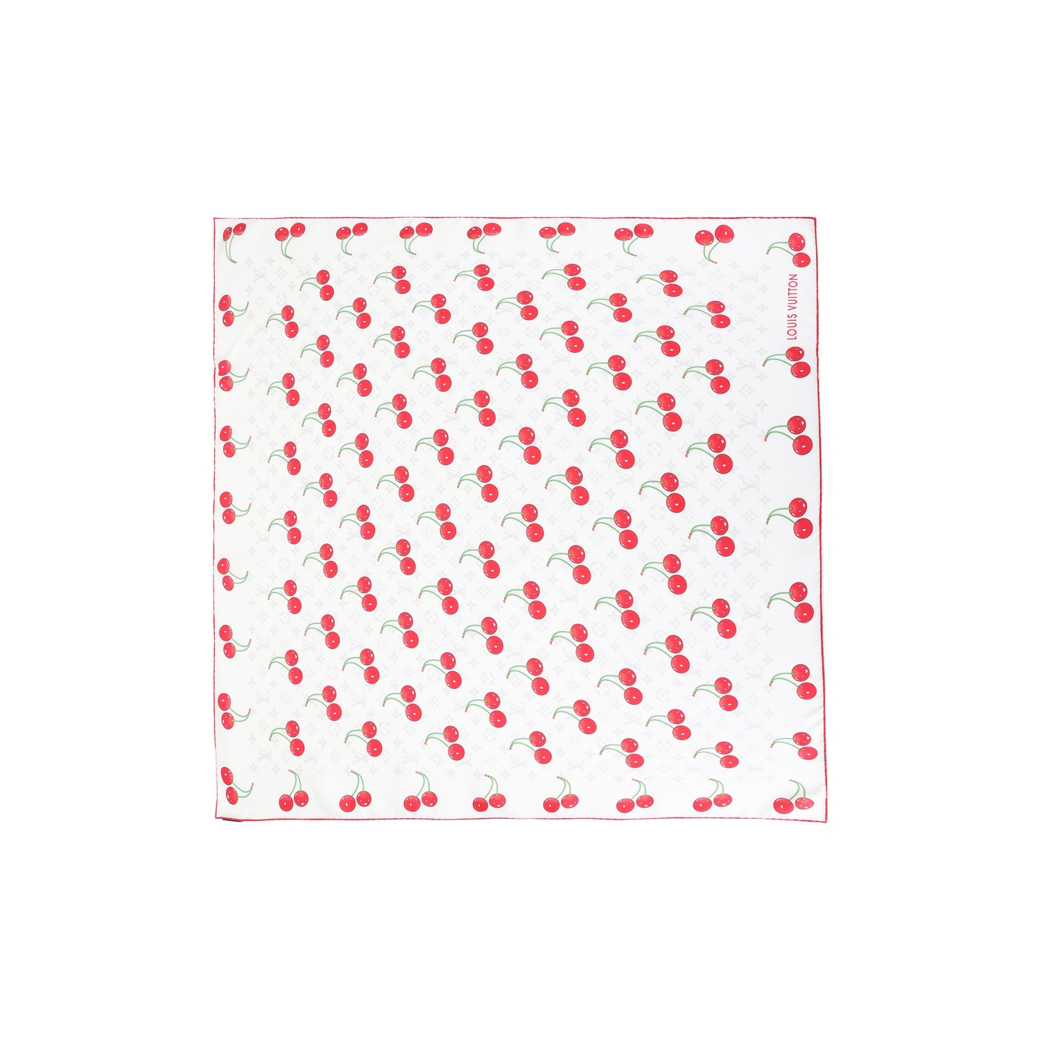 LOUIS VUITTON Квадратный платок Takashi Murakami Monogram Cherry, White
LOUIS VUITTON Квадратный платок Takashi Murakami Monogram Cherry, White