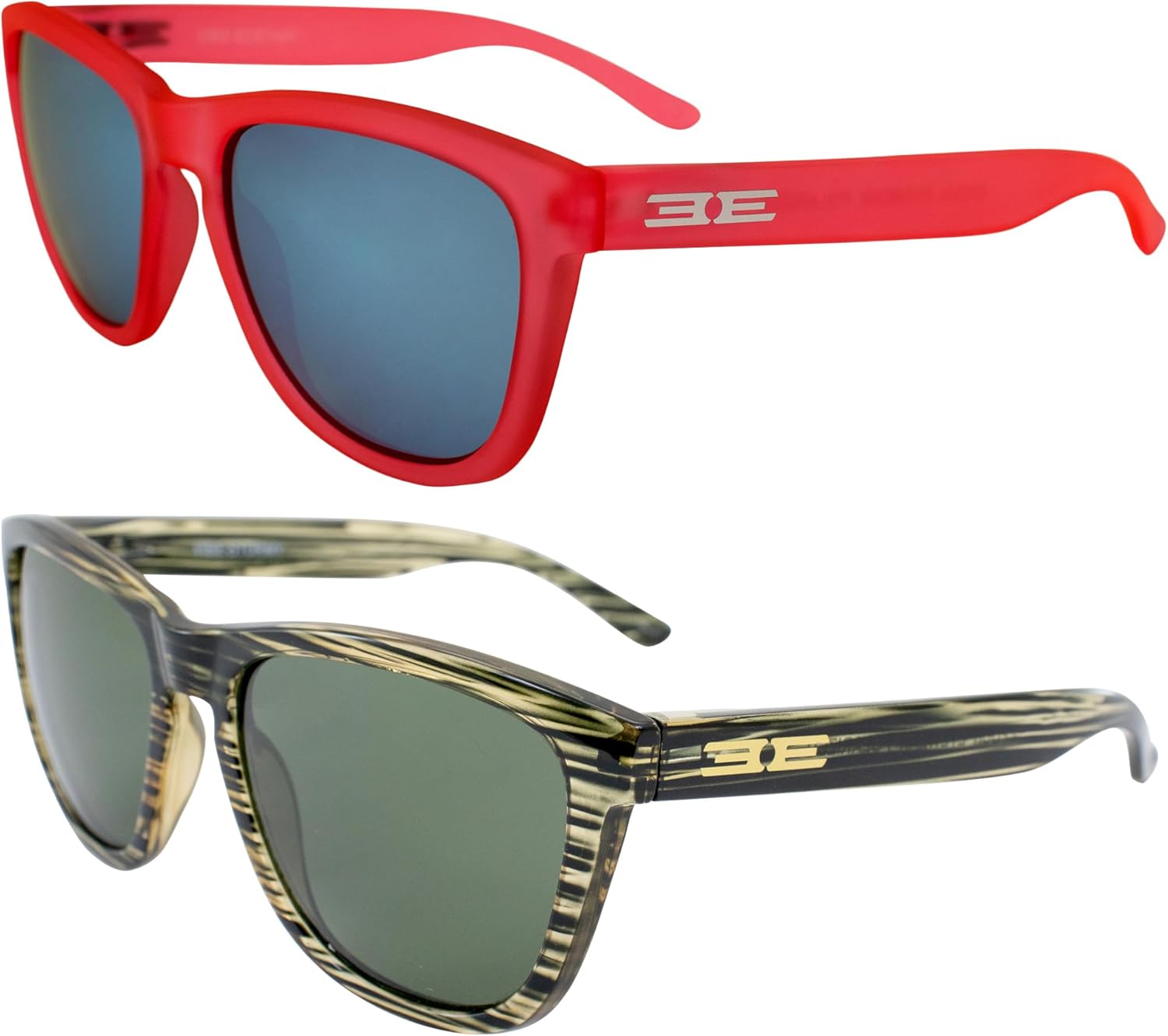 Солнцезащитные очки Epoch Eyewear Vibe с поляризацией, женские и мужские, 2 пары: розовая оправа с синими зеркальными линзами и зеленая оправа с зелеными зеркальными линзами, Pink-blue/Green-green
Солнцезащитные очки Epoch Eyewear Vibe с поляризацией, женские и мужские, 2 пары: розовая оправа с синими зеркальными линзами и зеленая оправа с зелеными зеркальными линзами, Pink-blue/Green-green