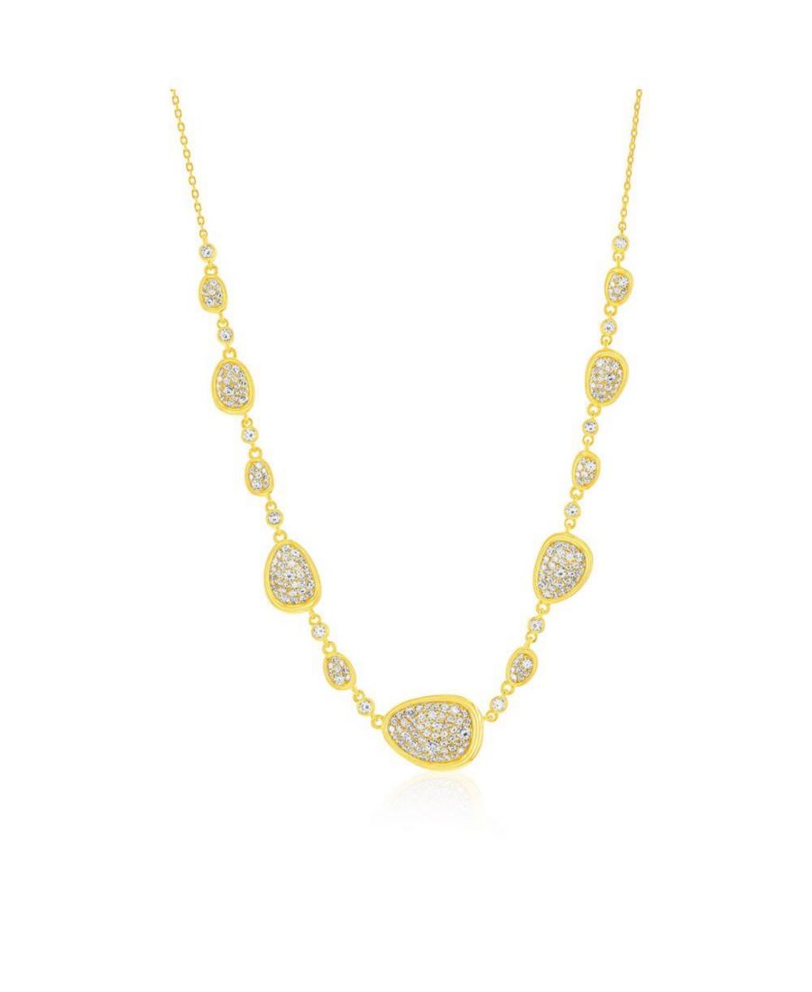 Колье из стерлингового серебра с фианитами неправильной формы, инкрустированными кристаллами Simona, Gold
Колье из стерлингового серебра с фианитами неправильной формы, инкрустированными кристаллами Simona, Gold