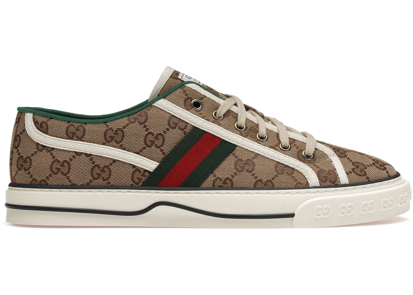 Кроссовки Gucci Tennis 1977 GG, коричневый/зеленый/красный
Кроссовки Gucci Tennis 1977 GG, коричневый/зеленый/красный