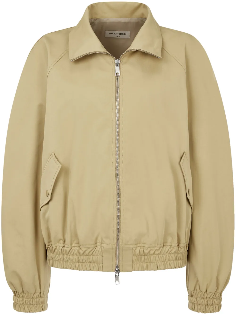 Бомбер на молнии с высоким воротником STUDIO TOMBOY, нейтральный
Бомбер на молнии с высоким воротником STUDIO TOMBOY, нейтральный