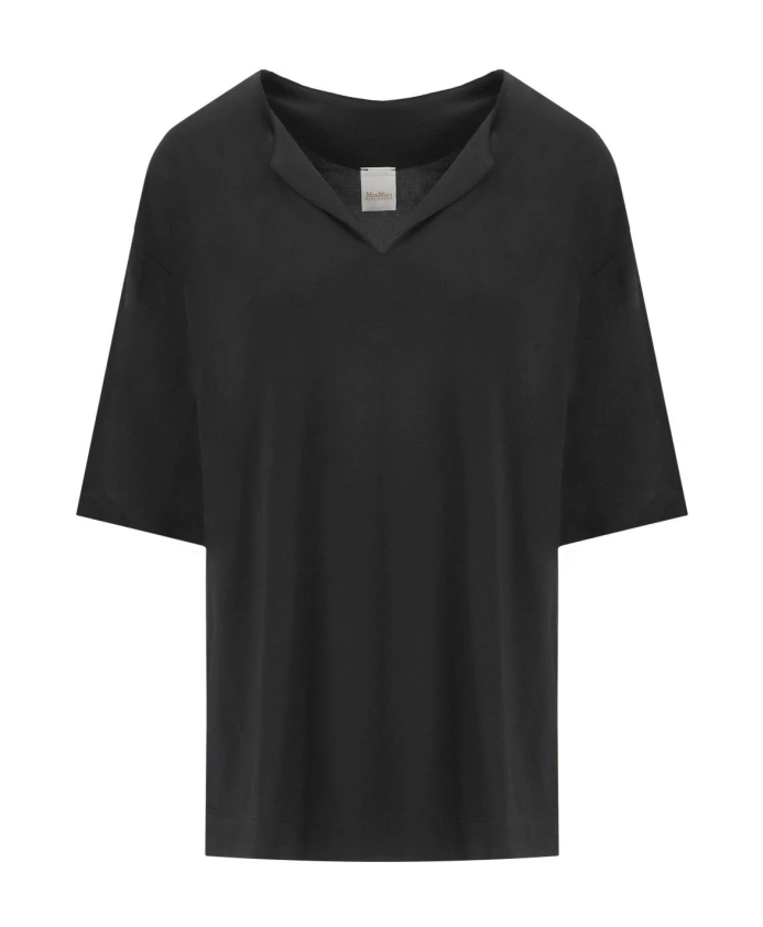 Блузка Rigel с V-образным вырезом Max Mara, черный
Блузка Rigel с V-образным вырезом Max Mara, черный