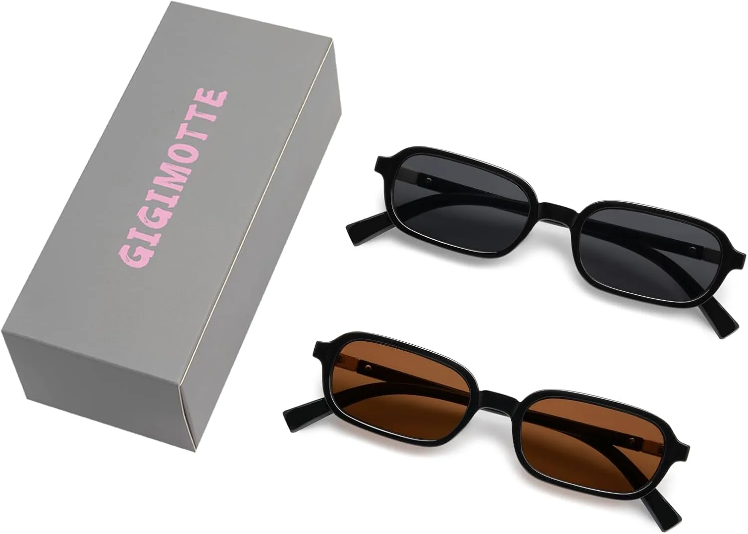 Ретро-солнцезащитные очки «кошачий глаз» для женщин, маленький размер, винтажный стиль 90-х, модная узкая оправа, комплект из 2 штук GIGIMOTTE, 2 Pack-black/Brown
Ретро-солнцезащитные очки «кошачий глаз» для женщин, маленький размер, винтажный стиль 90-х, модная узкая оправа, комплект из 2 штук GIGIMOTTE, 2 Pack-black/Brown