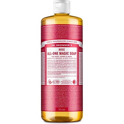 Bronner'S Pure Castile жидкое мыло розовое, 945 мл, Dr. Broner'S
Bronner'S Pure Castile жидкое мыло розовое, 945 мл, Dr. Broner'S