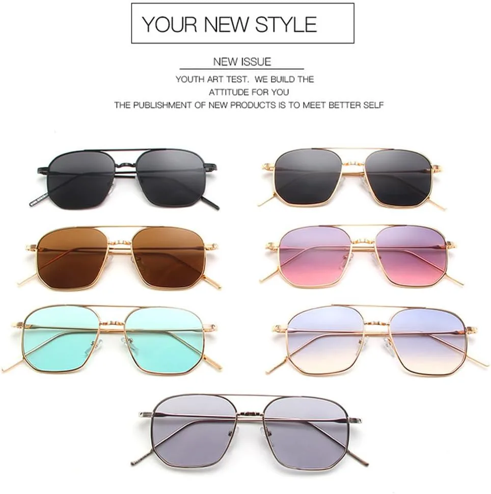 Солнцезащитные очки для женщин 2027 года, многоугольная форма, металлическая оправа, винтажные ретро-солнцезащитные очки для женщин, золотисто-серые MTZJH, One Color
Солнцезащитные очки для женщин 2027 года, многоугольная форма, металлическая оправа, винтажные ретро-солнцезащитные очки для женщин, золотисто-серые MTZJH, One Color
