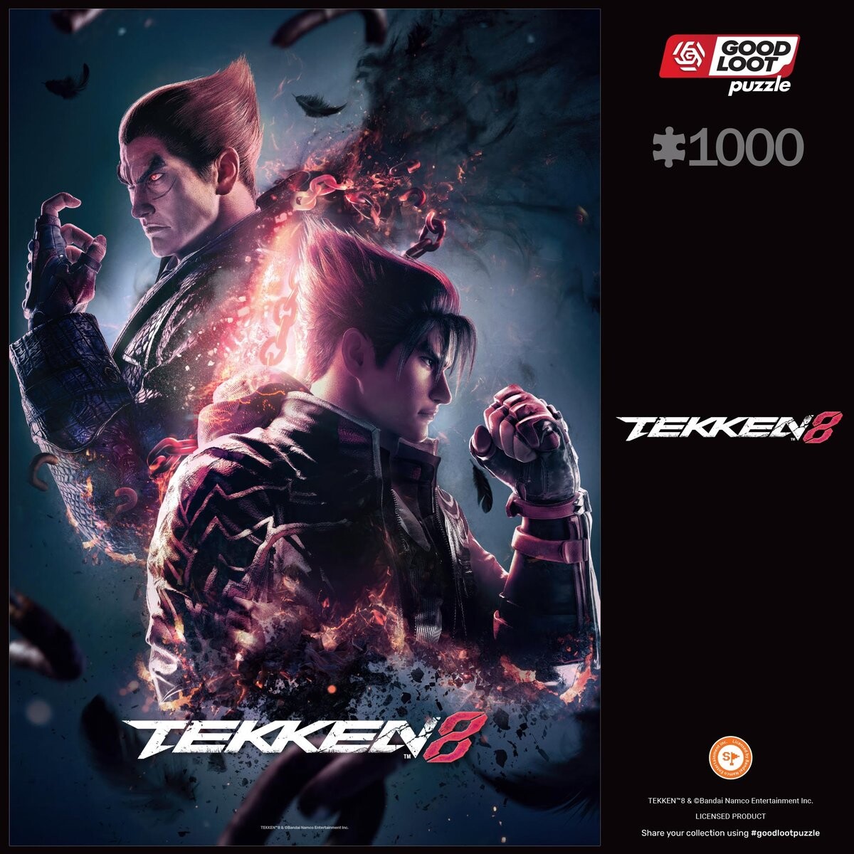 Пазл, Good Loot, Gaming Puzzle, Tekken 8, 1000 шт.
Пазл, Good Loot, Gaming Puzzle, Tekken 8, 1000 шт.