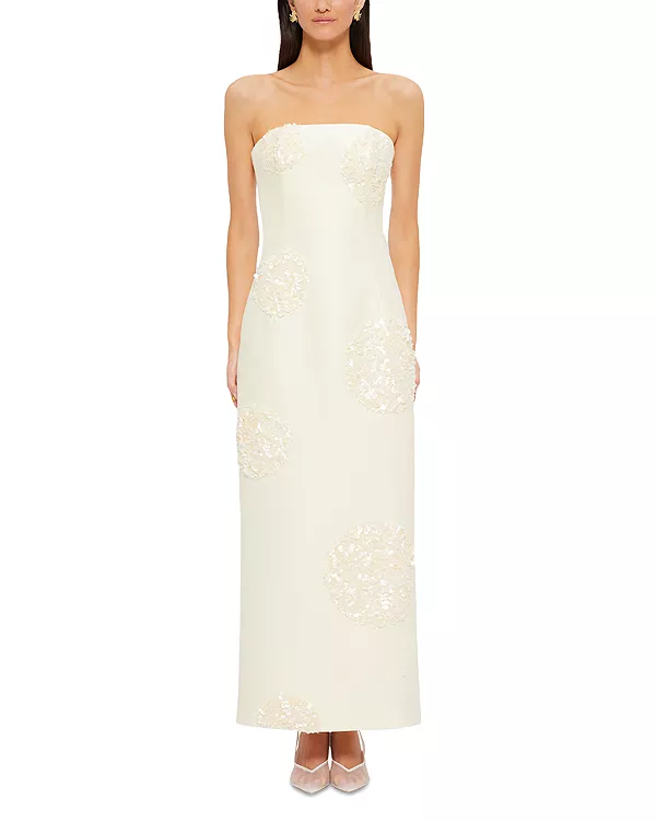 Платье без бретелей Рейна Leo Lin, белый
Платье без бретелей Рейна Leo Lin, белый