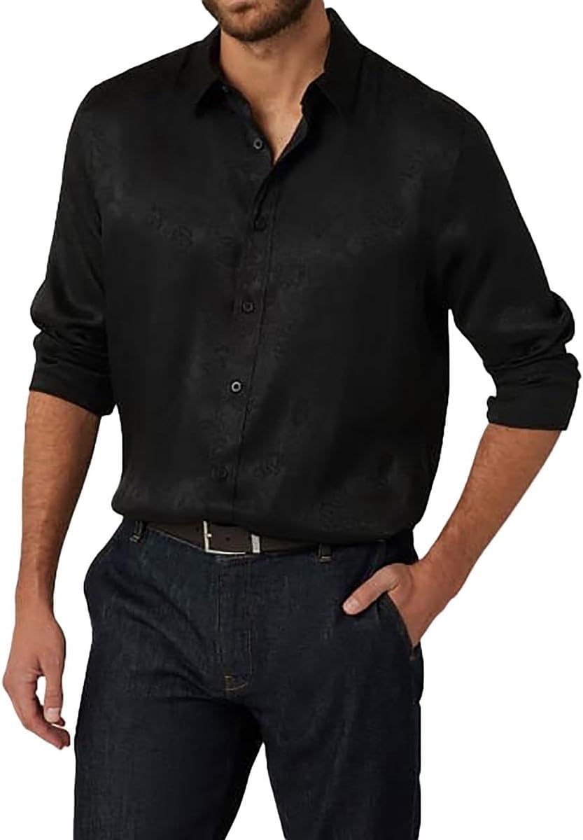 Мужская рубашка GUESS Bowery Paisley, Jet Black
Мужская рубашка GUESS Bowery Paisley, Jet Black