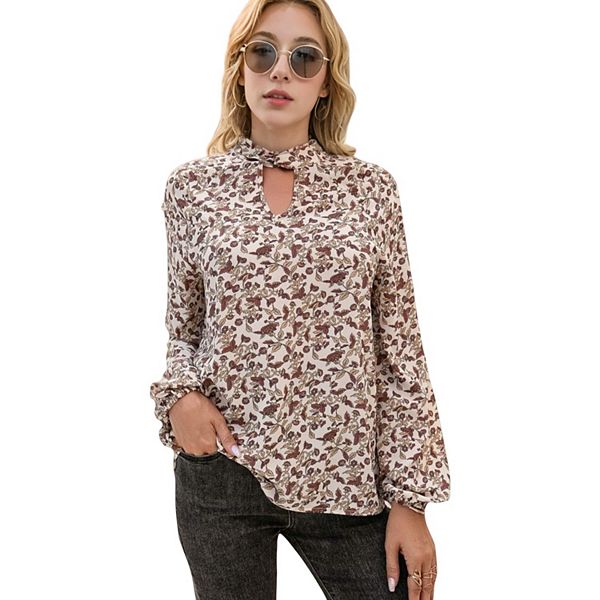 Женская блузка с длинным рукавом и цветочным принтом Anna-Kaci
Женская блузка с длинным рукавом и цветочным принтом Anna-Kaci