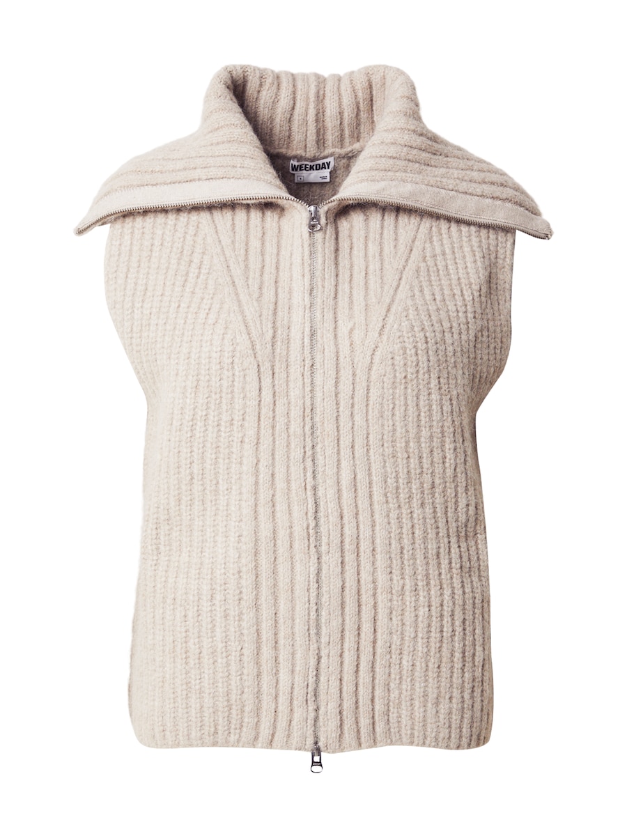 Вязаный жилет WEEKDAY Vega, бежевый
Вязаный жилет WEEKDAY Vega, бежевый