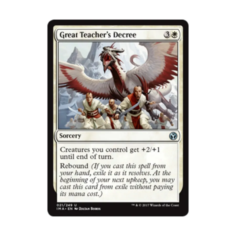 CCG Указ Великого Учителя (U), MTG - Iconic Masters
CCG Указ Великого Учителя (U), MTG - Iconic Masters