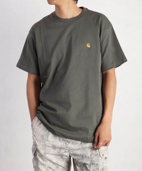 Футболка с коротким рукавом, вышитый логотип Carhartt WIP, угольно-серый
Футболка с коротким рукавом, вышитый логотип Carhartt WIP, угольно-серый