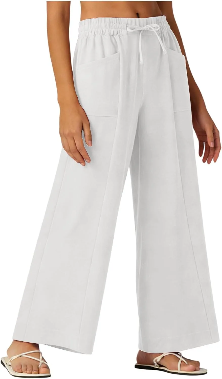 Льняные брюки женские летние 2026 Casual Loose Lightweight с Drawstring и Elastic Waist Straight Leg
Льняные брюки женские летние 2026 Casual Loose Lightweight с Drawstring и Elastic Waist Straight Leg