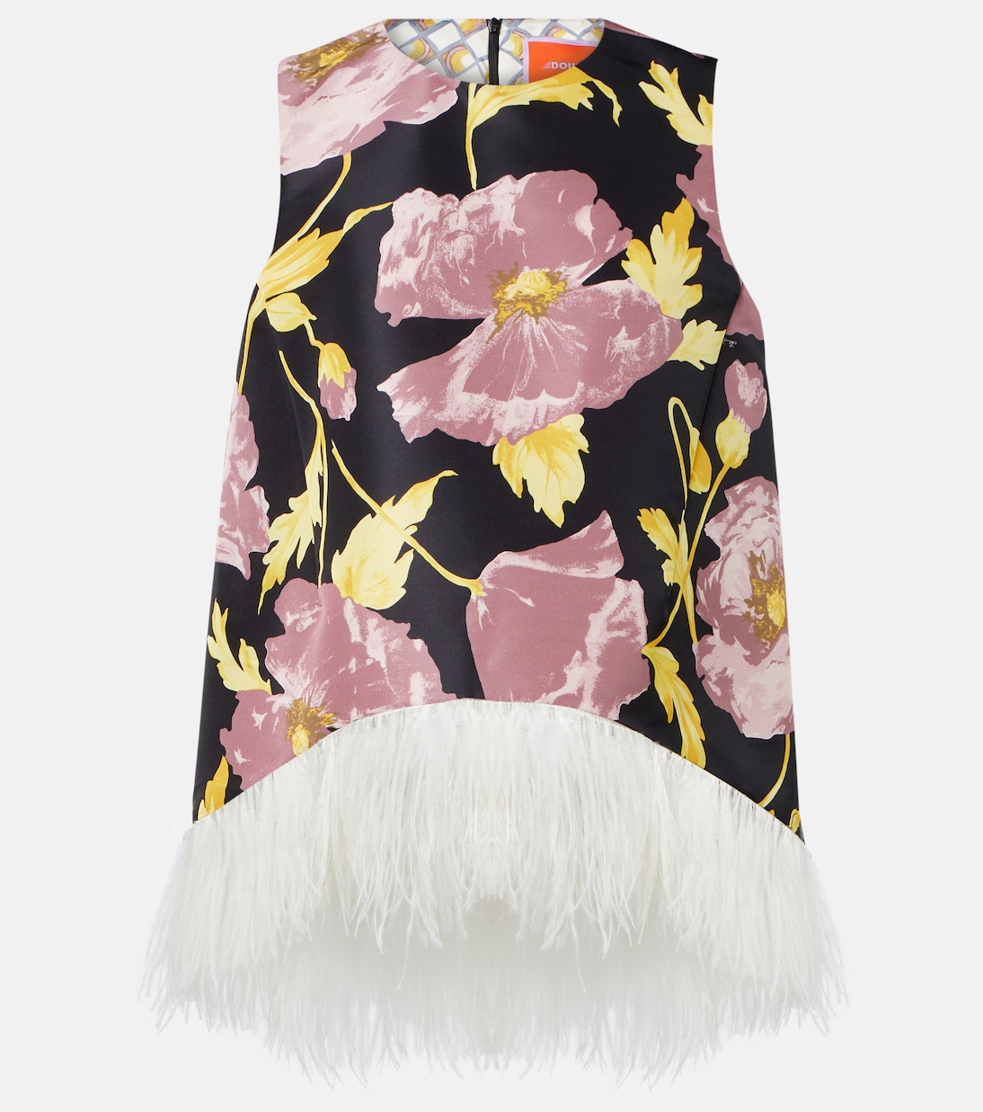 Асимметричный топ с перьевым декором La Scala La DoubleJ, Sylph
Асимметричный топ с перьевым декором La Scala La DoubleJ, Sylph