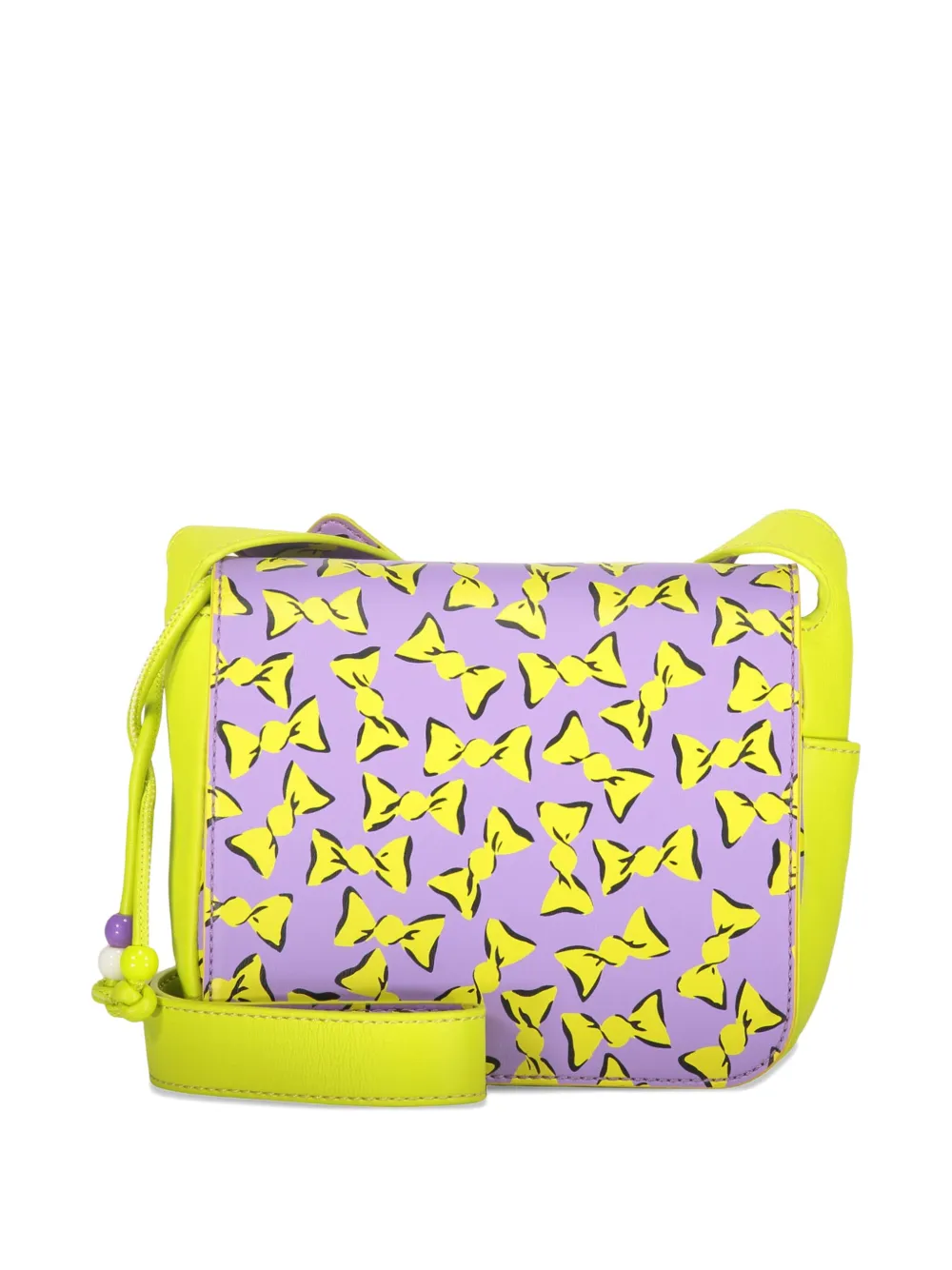 Мини-сумка с клапаном и принтом банта Moschino, фиолетовый
Мини-сумка с клапаном и принтом банта Moschino, фиолетовый