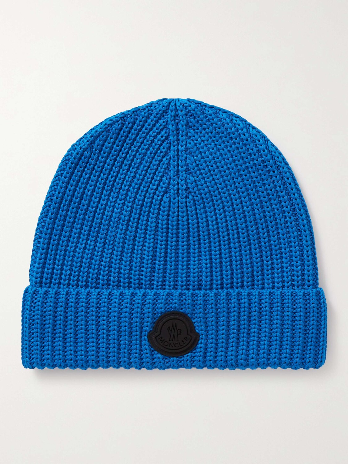Хлопковая шапка в рубчик с логотипом и аппликацией MONCLER, синий
Хлопковая шапка в рубчик с логотипом и аппликацией MONCLER, синий