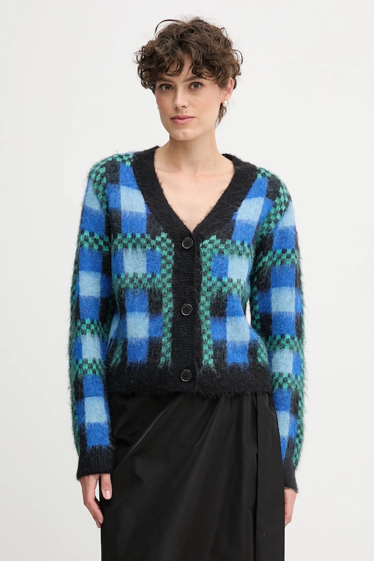 Кардиган с шерстью Sandro Ferrone, синий
Кардиган с шерстью Sandro Ferrone, синий