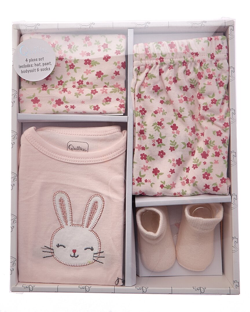 Набор для новорожденных Quiltex Bunny, 4 предмета, розовый
Набор для новорожденных Quiltex Bunny, 4 предмета, розовый