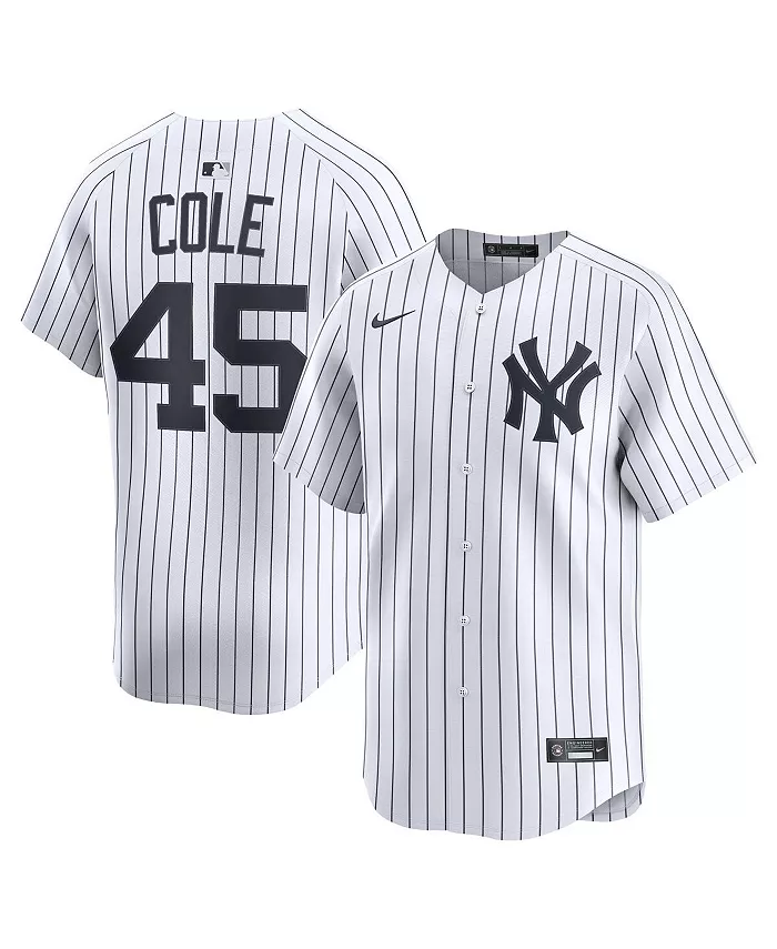 Мужская белая лимитированная джерси игрока Gerrit Cole New York Yankees для домашних матчей Nike
Мужская белая лимитированная джерси игрока Gerrit Cole New York Yankees для домашних матчей Nike