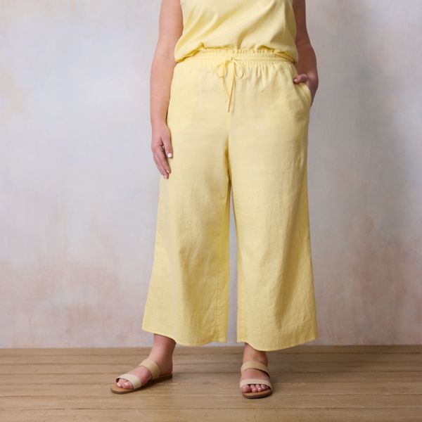 Мягкие брюки на резинке больших размеров Lc Lauren Conrad, цвет yellow white chip
Мягкие брюки на резинке больших размеров Lc Lauren Conrad, цвет yellow white chip