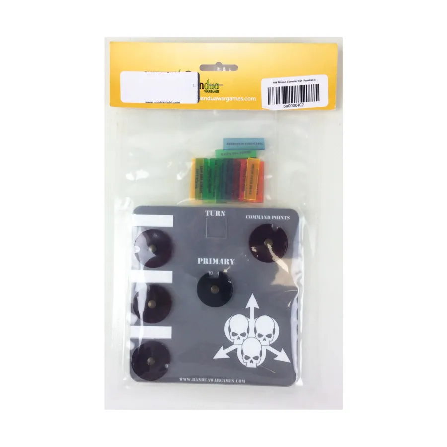Консоль миссии — Пандемия, Gaming Accessories - Warhammer 40K, Mission Console 
Консоль миссии — Пандемия, Gaming Accessories - Warhammer 40K, Mission Console