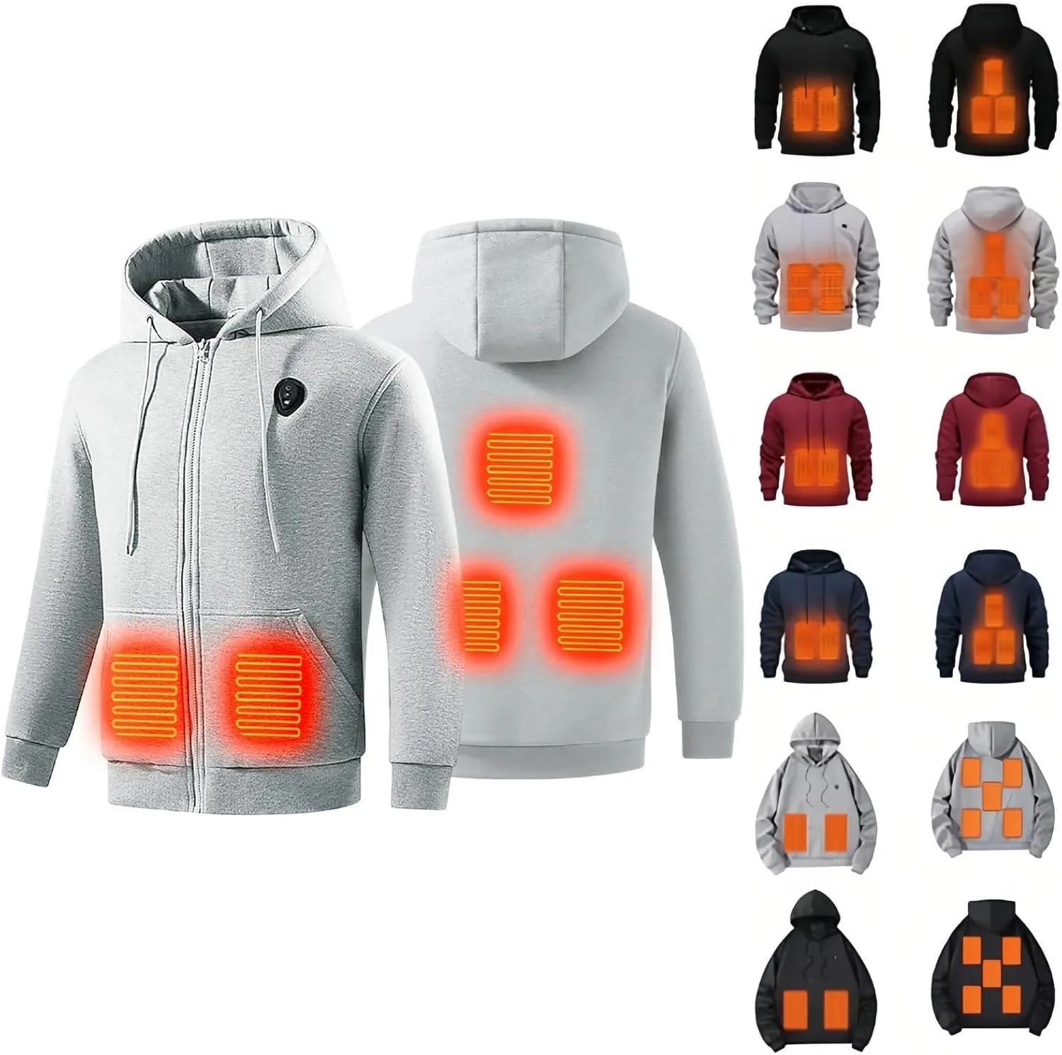 Мужской свитшот Heated Pullover Plus Size Hoodie Unisex USB Electric XINGJIAARTS
Мужской свитшот Heated Pullover Plus Size Hoodie Unisex USB Electric XINGJIAARTS