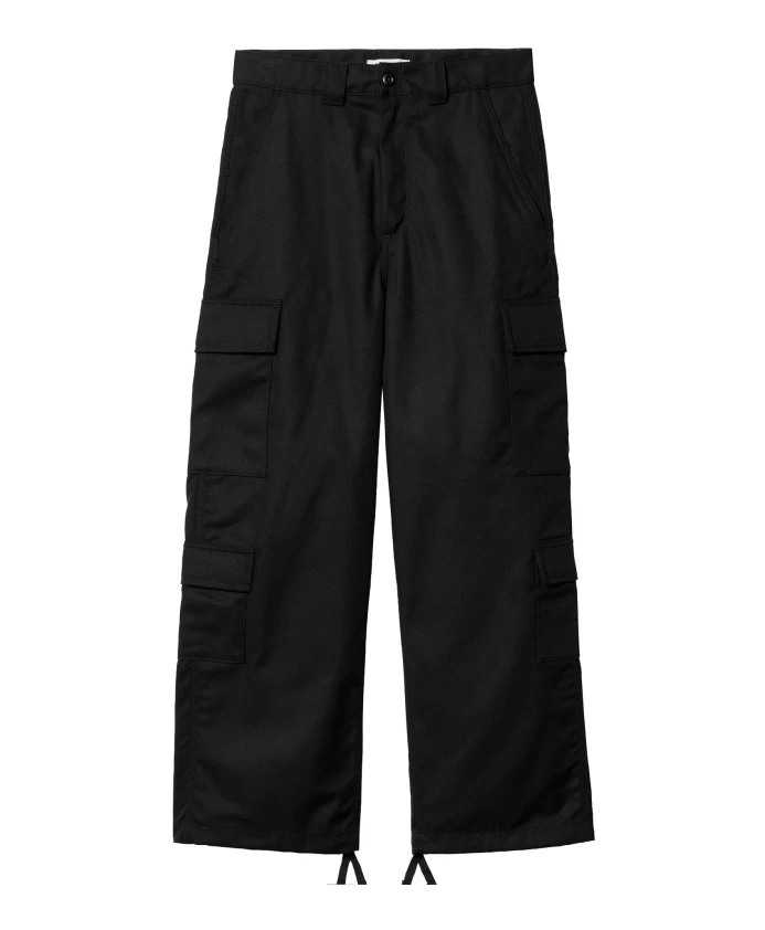 Черные хлопковые брюки Кингсли Carhartt Wip, черный
Черные хлопковые брюки Кингсли Carhartt Wip, черный