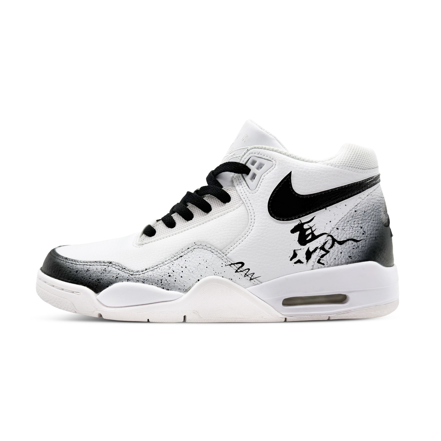 Кроссовки баскетбольные Flight Legacy Shima Fei Yang, Year Of The Horse Limited Edition Slip Resistant Coverage Mid top Nike, черный белый
Кроссовки баскетбольные Flight Legacy Shima Fei Yang, Year Of The Horse Limited Edition Slip Resistant Coverage Mid top Nike, черный белый