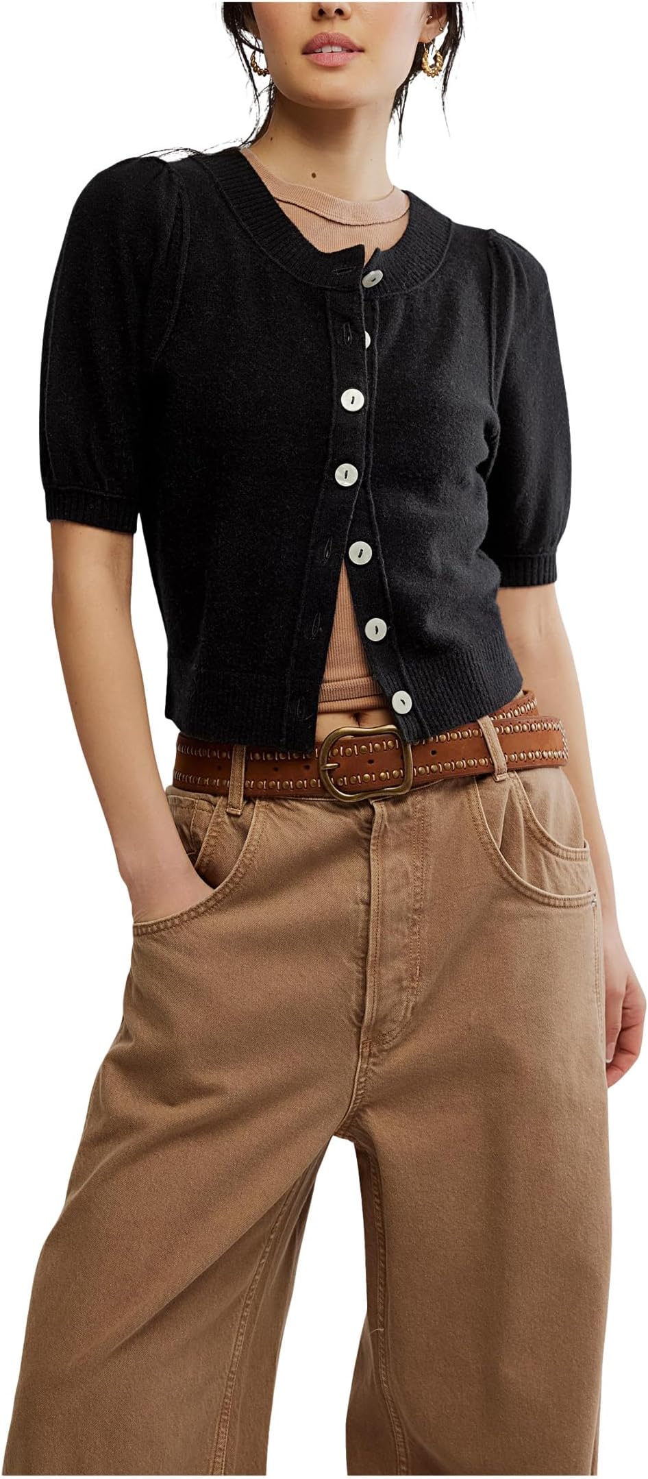 Свитер Free People Women's Isla Solid Cardi, Velvet Black
Свитер Free People Women's Isla Solid Cardi, Velvet Black