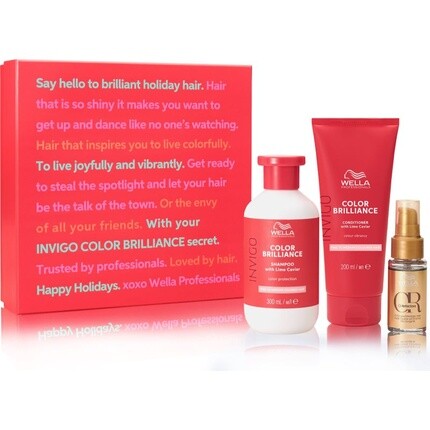 Подарочный набор Wella Professionals Invigo Color Brilliance для деликатных и окрашенных волос
Подарочный набор Wella Professionals Invigo Color Brilliance для деликатных и окрашенных волос