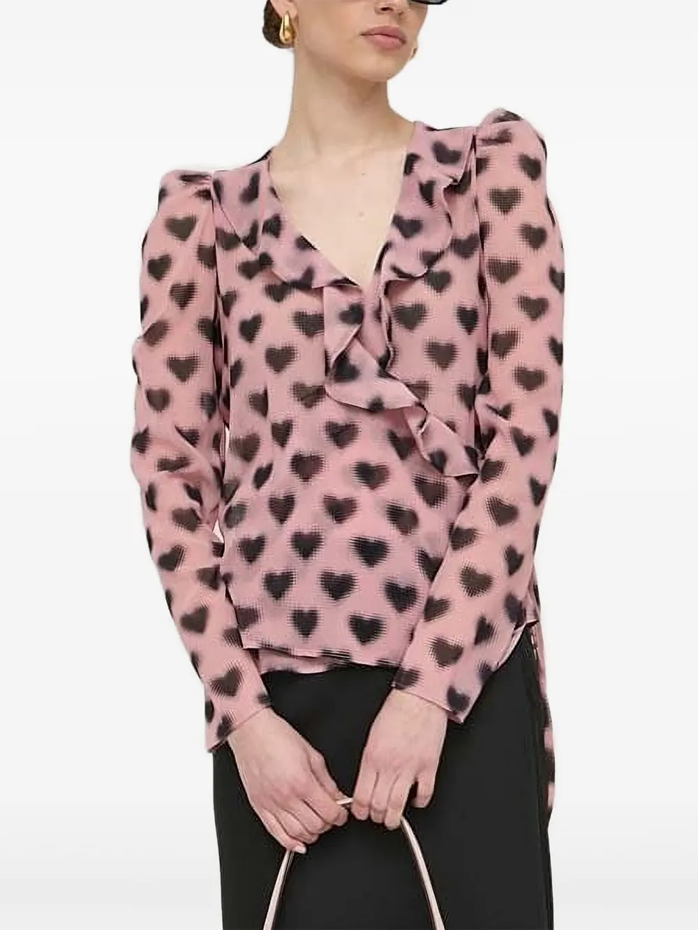 Блузка с оборками и принтом Silvian Heach, розовый
Блузка с оборками и принтом Silvian Heach, розовый