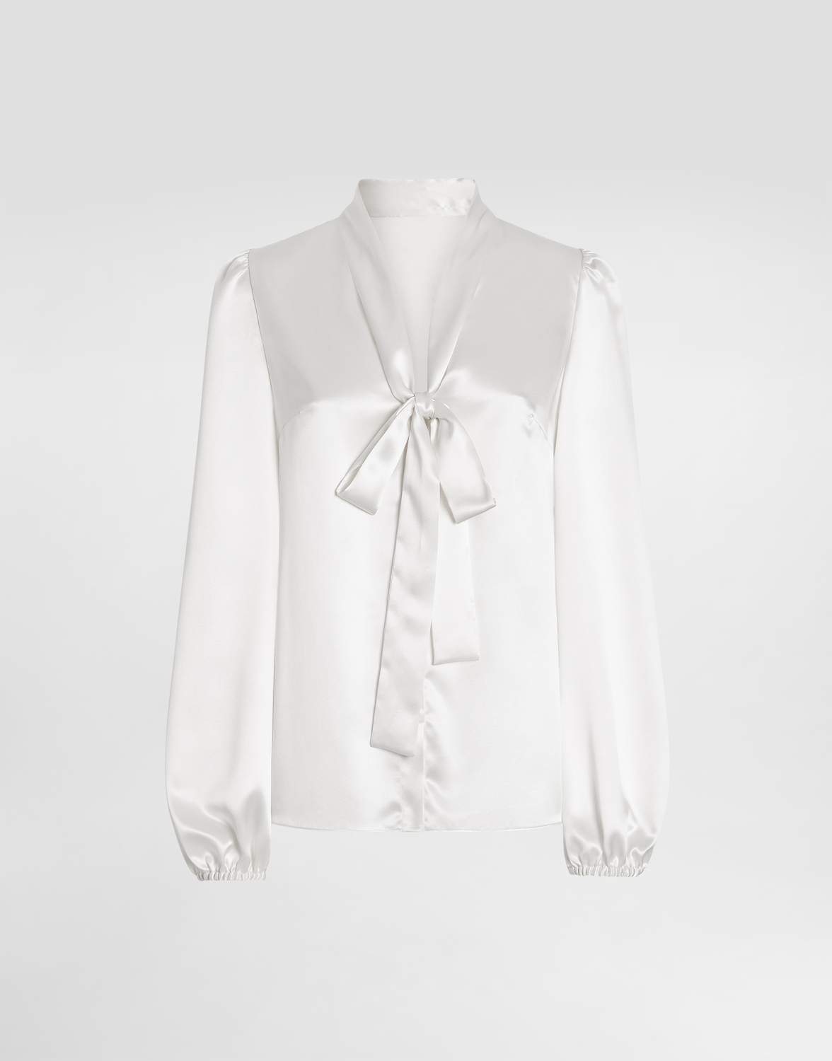 Рубашка из шелкового сатина Dolce & Gabbana, белый
Рубашка из шелкового сатина Dolce & Gabbana, белый