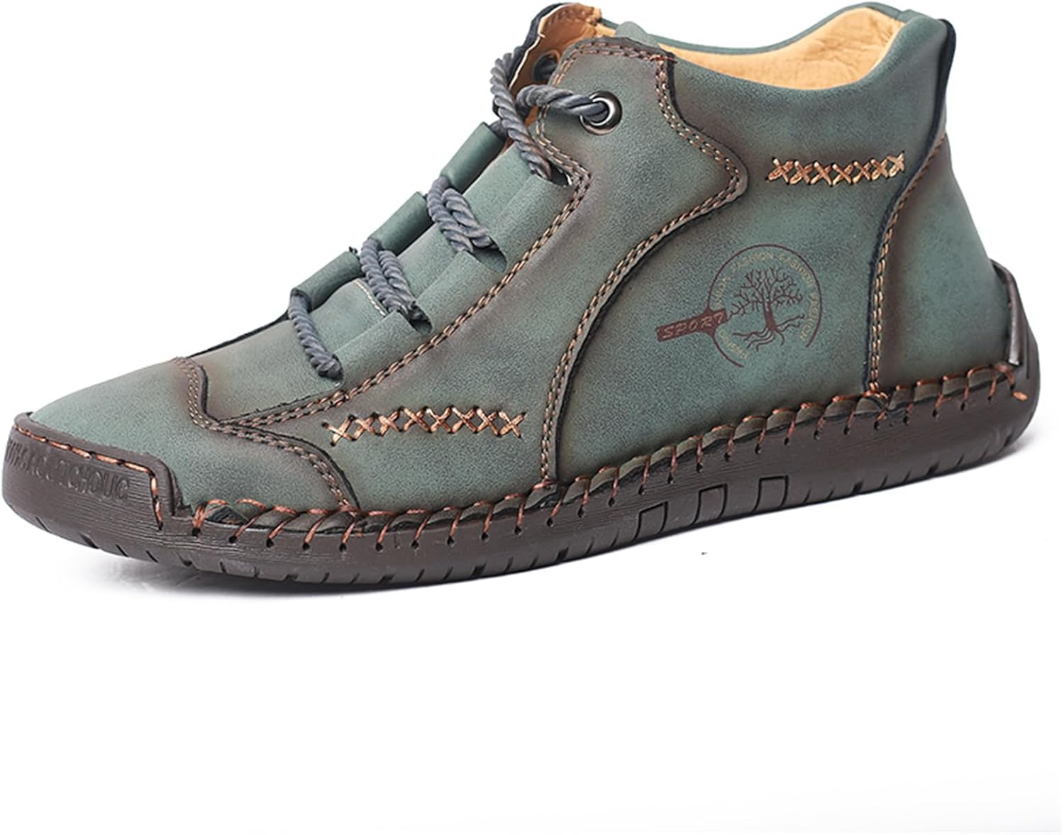 Мужские кожаные ботинки на шнуровке до щиколотки, повседневные винтажные, с противоскользящей подошвой, поддержкой свода стопы, лоферы для походов, прогулок, вождения, ботинки чукка Didopery, зеленый
Мужские кожаные ботинки на шнуровке до щиколотки, повседневные винтажные, с противоскользящей подошвой, поддержкой свода стопы, лоферы для походов, прогулок, вождения, ботинки чукка Didopery, зеленый