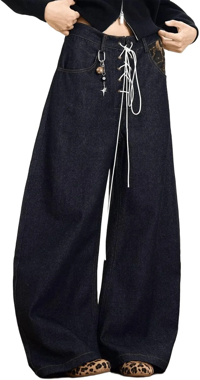 Высокие мешковатые расклешенные джинсы для женщин FEUSEUZ
Высокие мешковатые расклешенные джинсы для женщин FEUSEUZ