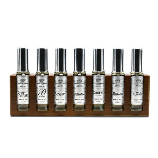 Парфюмерный набор, 7x10 мл Saponificio Varesino
Парфюмерный набор, 7x10 мл Saponificio Varesino