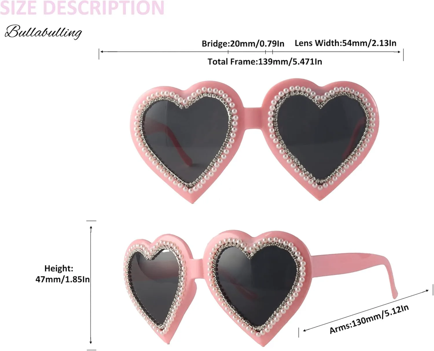 bullabulling Солнцезащитные очки в форме сердца со стразами, модные женские солнцезащитные очки с бриллиантовым блеском для вечеринки, хрустальные очки, Pink
bullabulling Солнцезащитные очки в форме сердца со стразами, модные женские солнцезащитные очки с бриллиантовым блеском для вечеринки, хрустальные очки, Pink