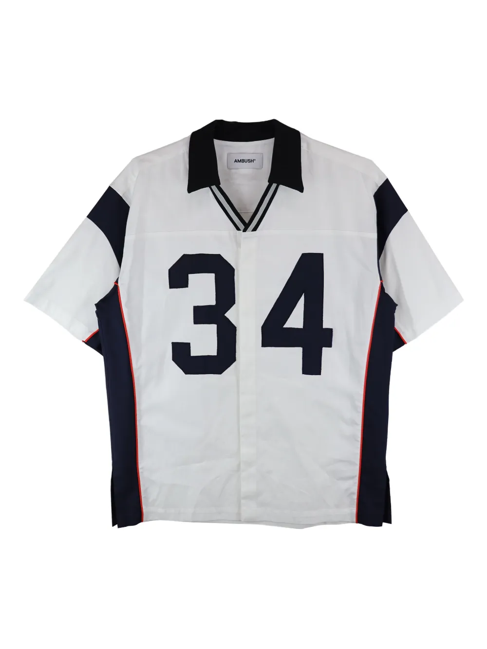 Рубашка Sports Number 34 с короткими рукавами AMBUSH, белый
Рубашка Sports Number 34 с короткими рукавами AMBUSH, белый