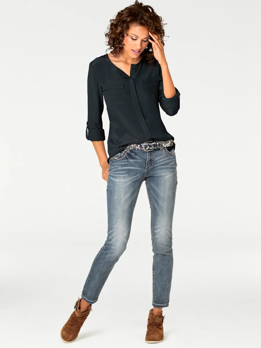 Шелковая блузка RICK CARDONA by Heine, черный
Шелковая блузка RICK CARDONA by Heine, черный