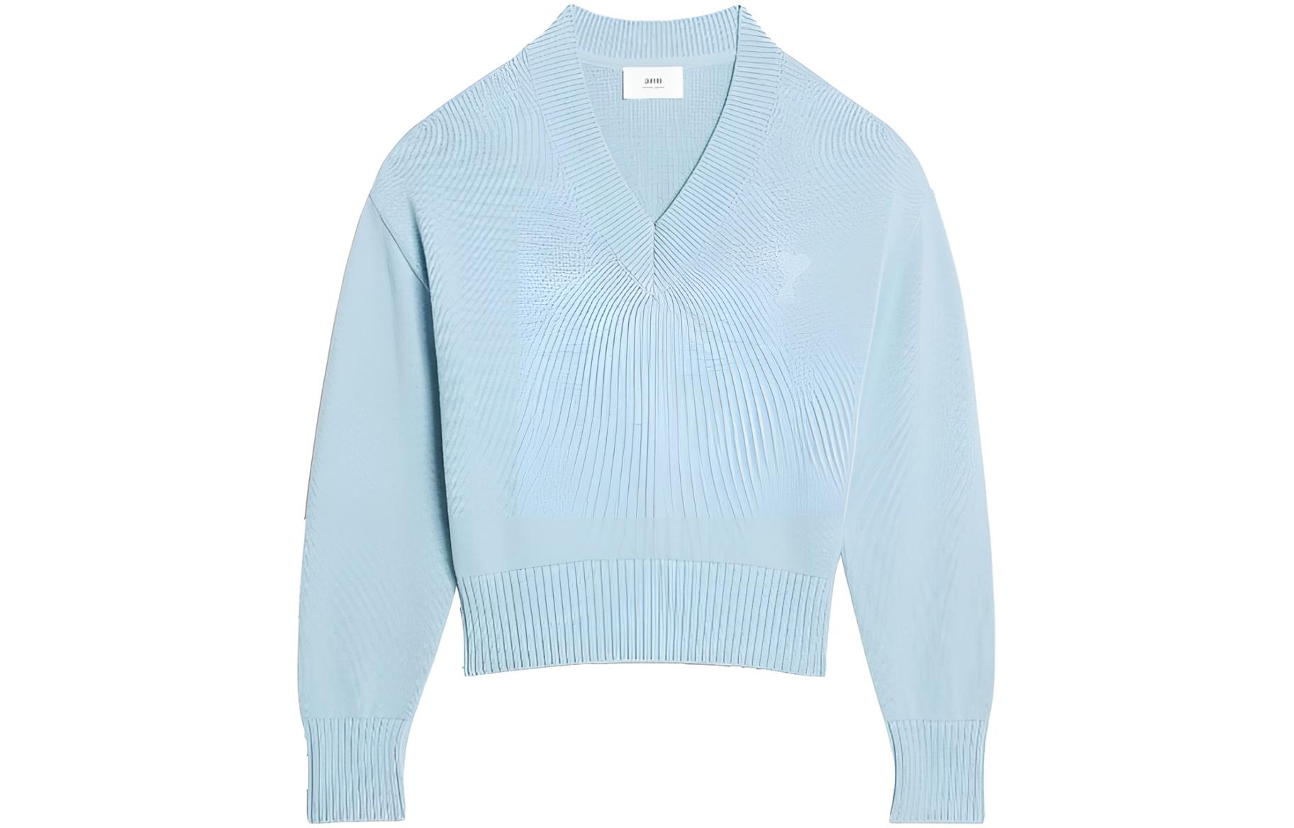 Ами Парис Ами Де Кёр V-образный вырез джемпер AMIPARIS, Светло-голубой
Ами Парис Ами Де Кёр V-образный вырез джемпер AMIPARIS, Светло-голубой