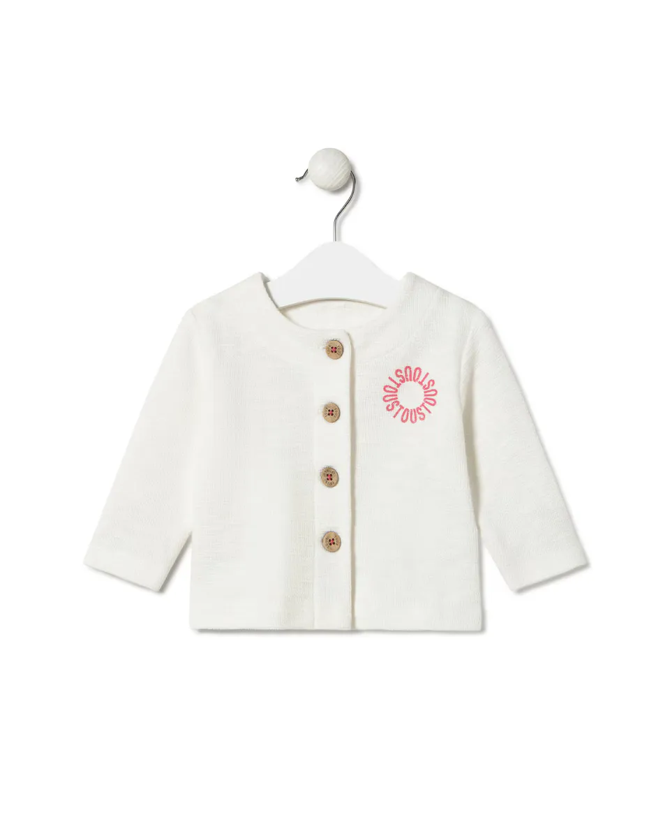 Детская куртка с круглым воротником и застежкой на пуговицах Tous, цвет Crudo
Детская куртка с круглым воротником и застежкой на пуговицах Tous, цвет Crudo