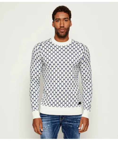 Свитер от комаров Regular fit Richmond X, белый
Свитер от комаров Regular fit Richmond X, белый