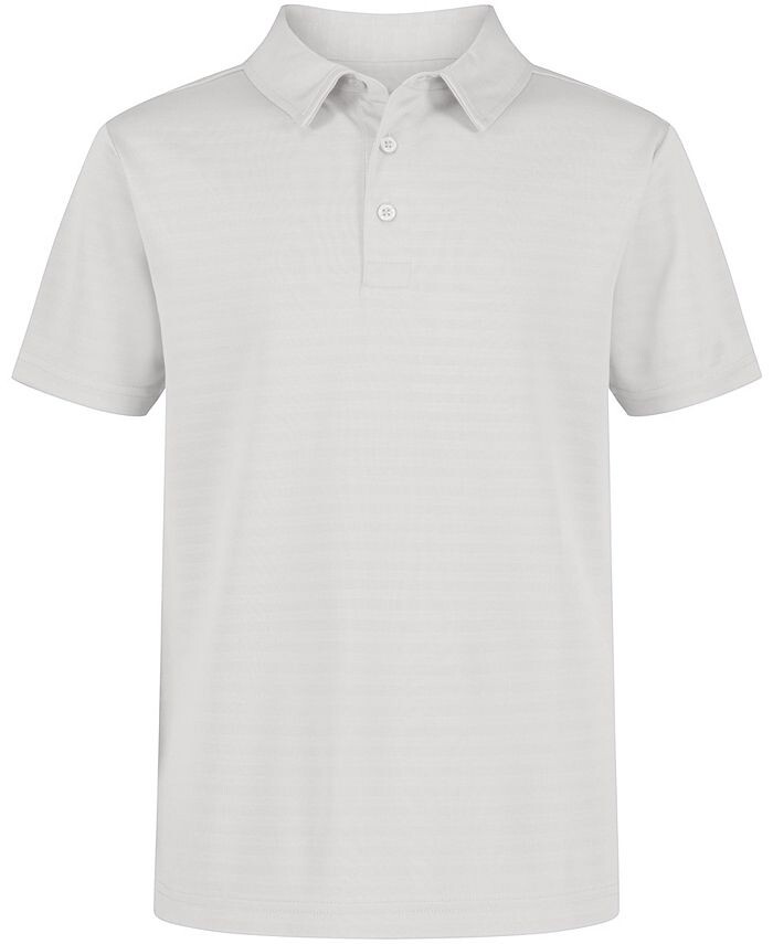 Униформа для больших мальчиков с короткими рукавами и эластичной рубашкой-поло для выступлений Nautica, белый 
Униформа для больших мальчиков с короткими рукавами и эластичной рубашкой-поло для выступлений Nautica, белый